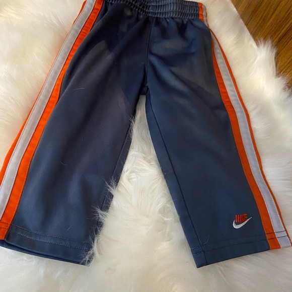 Nike kids grey  and orange track suit in‎ size 12M - Picture 6 of 8